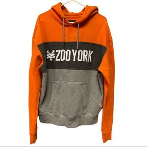 Zoo York Hoodie Mens Large Orange
